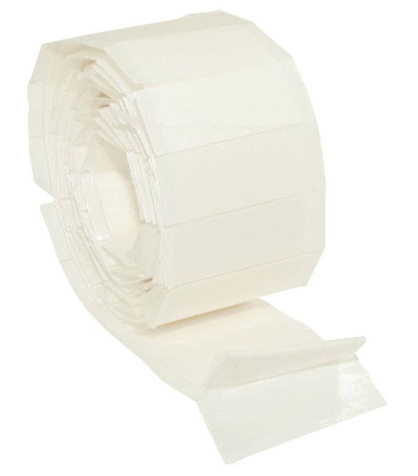 Vit fästkuddar 12 x 25mm i rulle för fixering