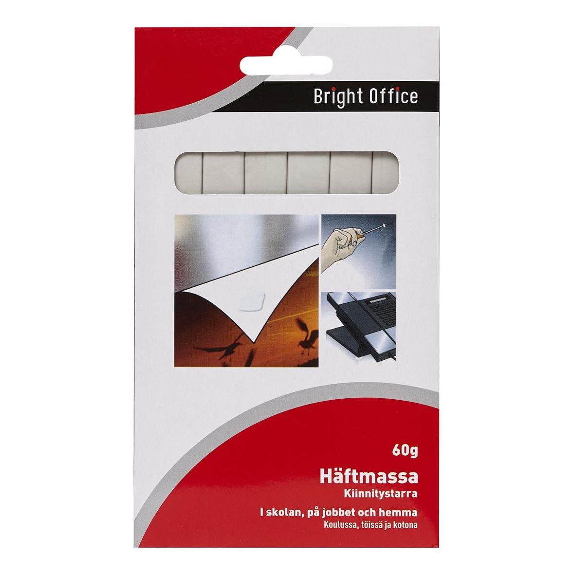 Häftmassa Bright Office 60g för skolor, arbete och hem