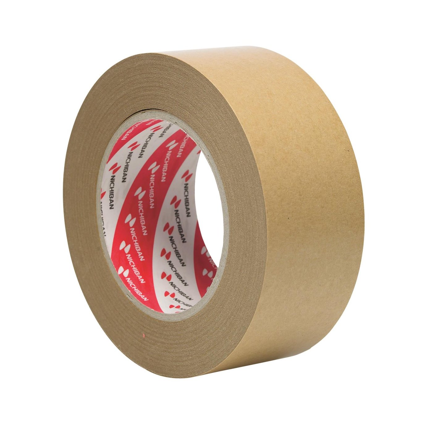 Brun packtejp Nichiban 315A, 50mm bred, 50m lång