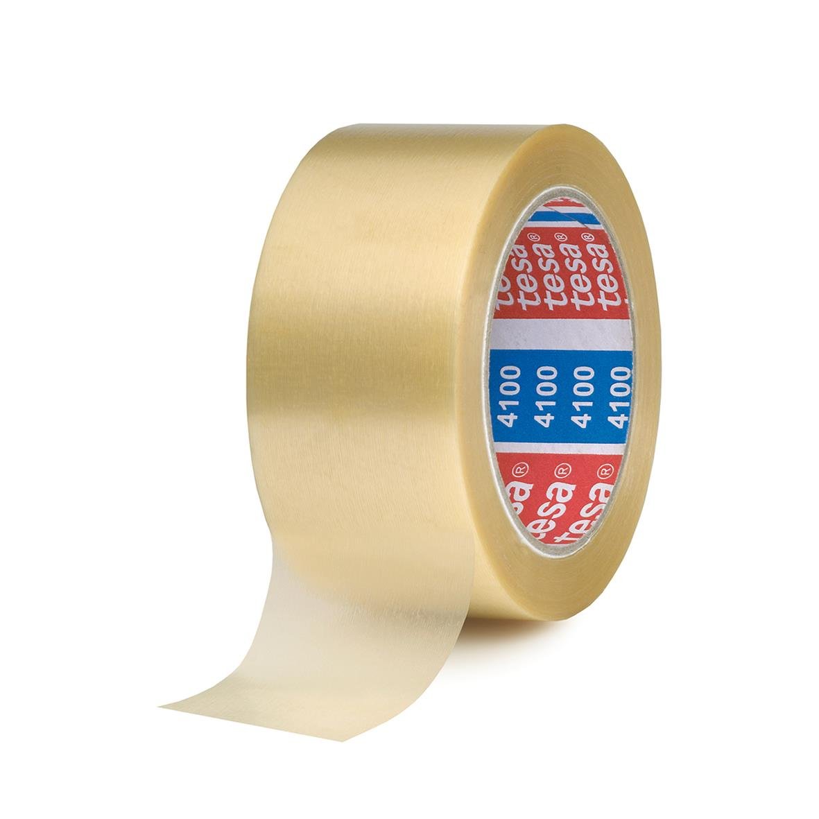 Transparent packtejp Tesa 4100 Comfort PVC 38mm x 66m