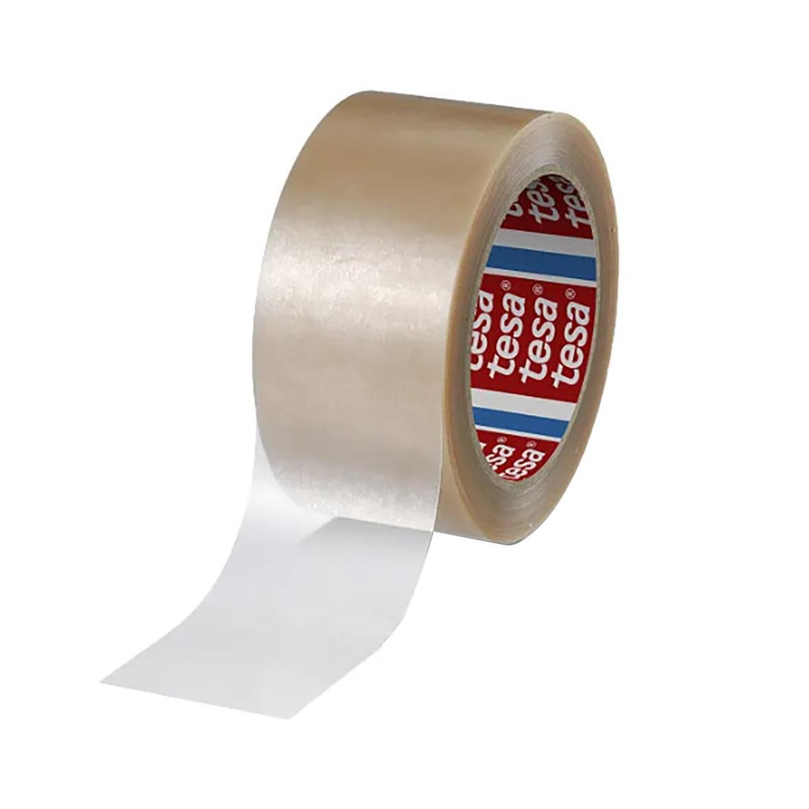 Transparent packtejp Tesa 4124 Premium PVC 25mm x 66m