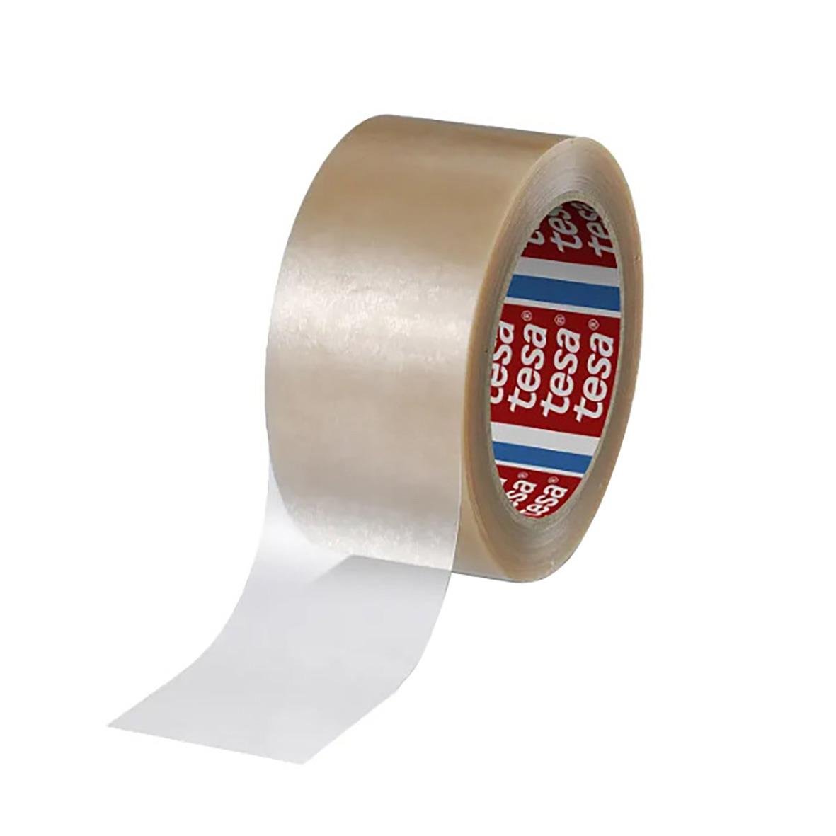 Transparent packtejp Tesa 4124 Premium PVC 50mm x 66m