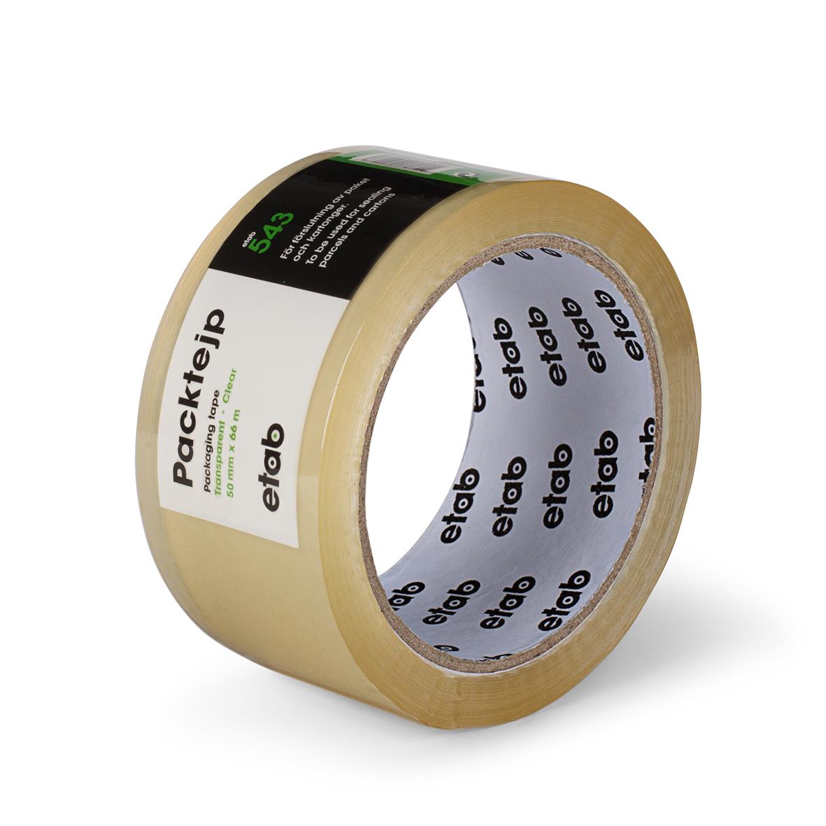 Transparent packtejp Etab 543 PP 50mm x 66m