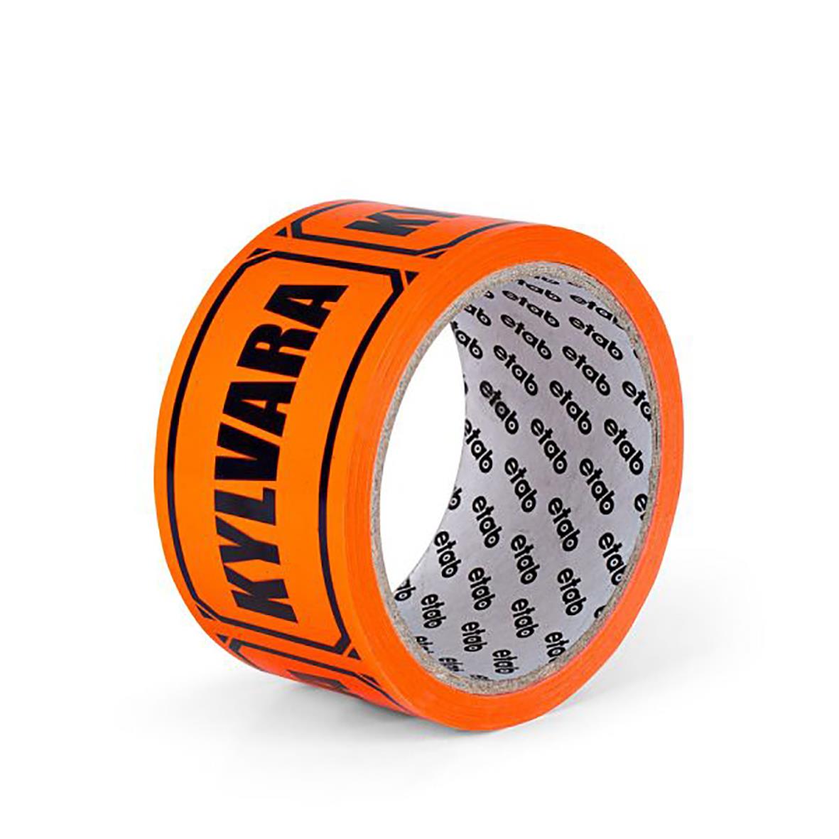 Orange packtejp Etab Kylvara PVC 50mm x 33m