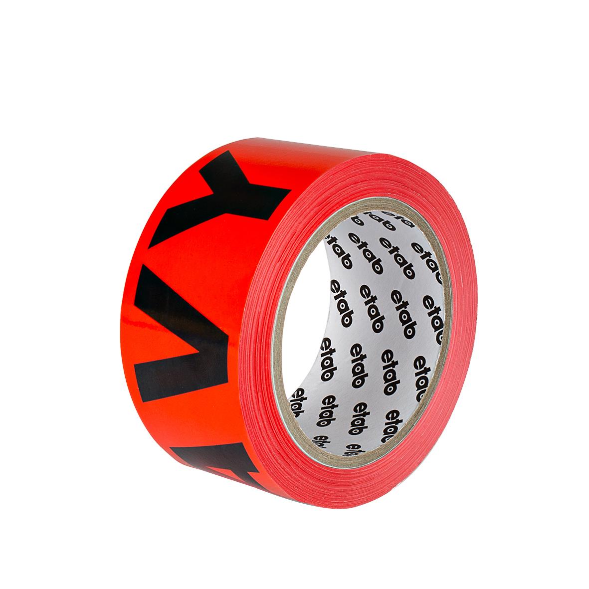 Orange packtejp Etab Heavy PVC 50mm x 66m