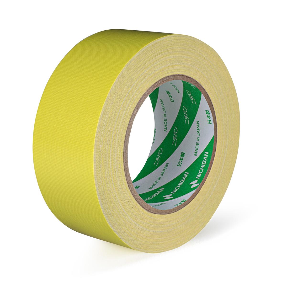 Vävtejp Nichiban 116 Premium gul 50mm x 25m