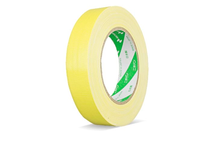 Gul vävtejp Nichiban 116 Premium 19mm x 25m