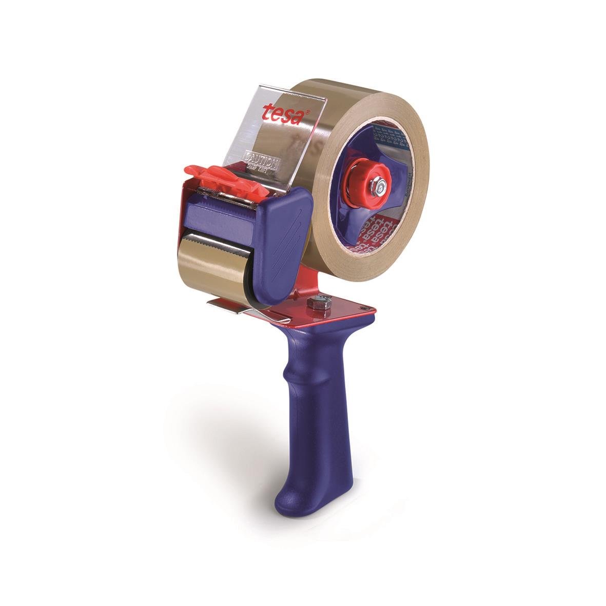Tejphållare Tesa 6300 med broms, max bredd 55mm, handhållen, blå och röd färg