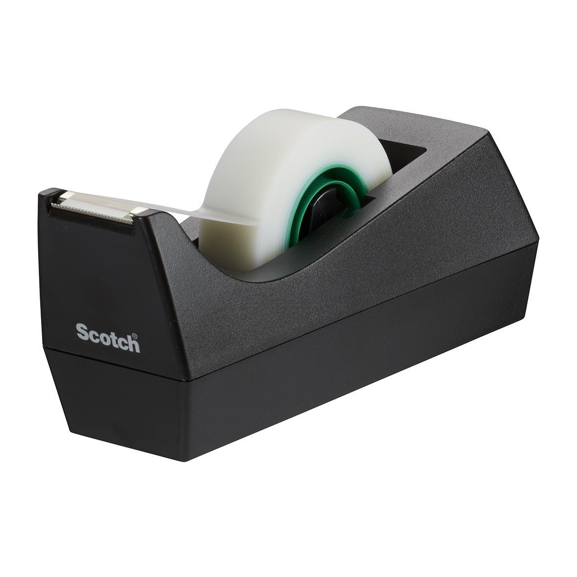 Tejphållare Scotch C38 med tre Magic 810 svart tejp, 33m, inklusive dispenser