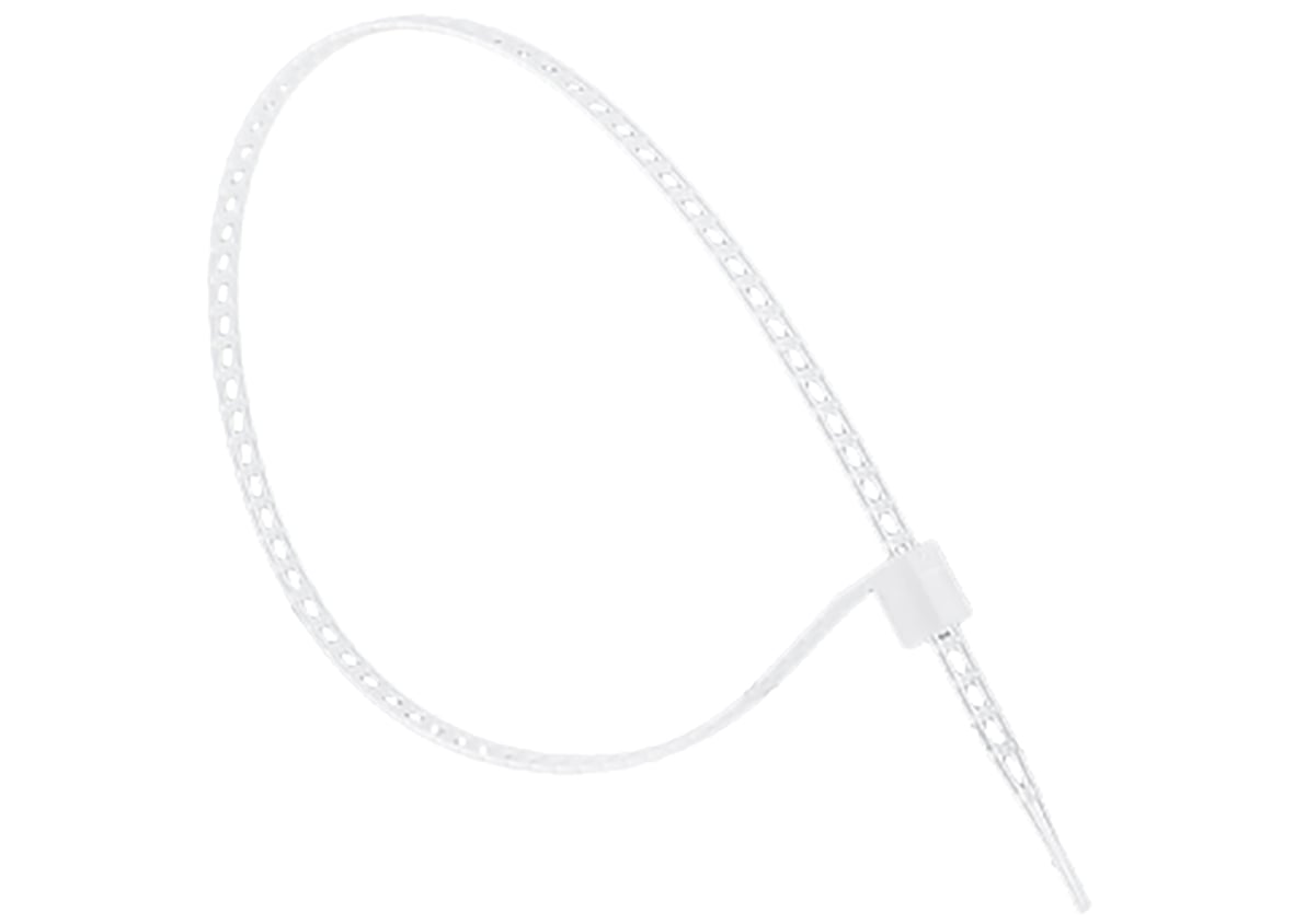 Transparent buntband 3,6x280mm för märkning och organisering