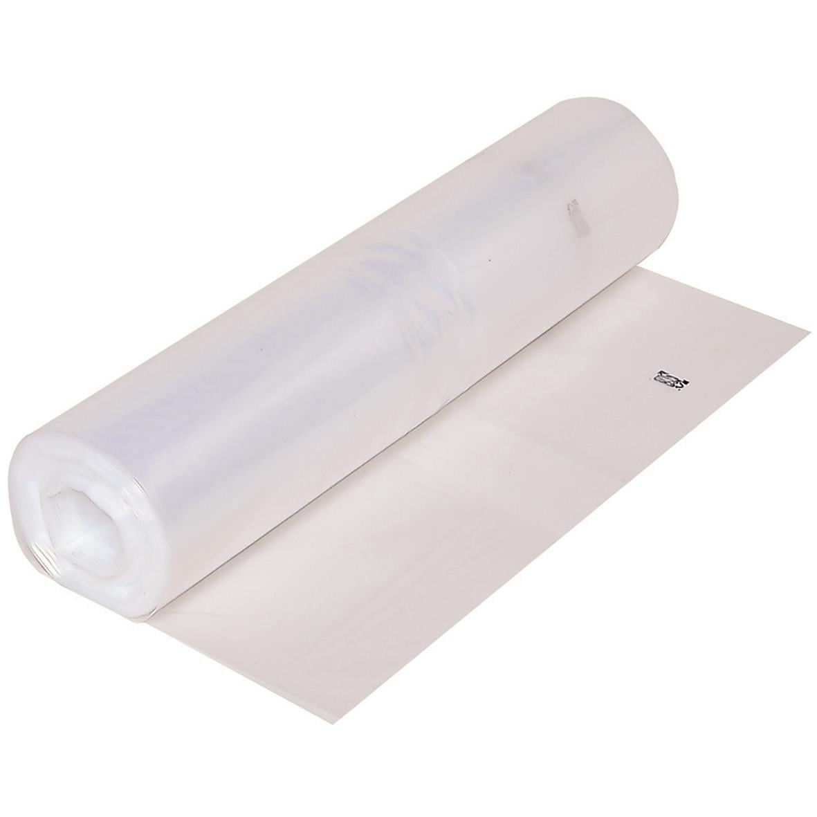 Transparent LD-polyeten plastfilm 0,09 mm, 125x85 cm, för pallskydd