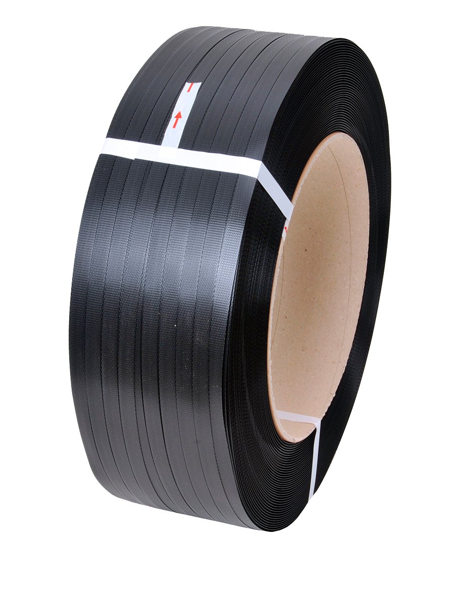 Svart packband PP 1250 12x0,70/280 1500m rull