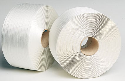 Två rullar packband VG-13 375kp vit, 13mm x 1100m