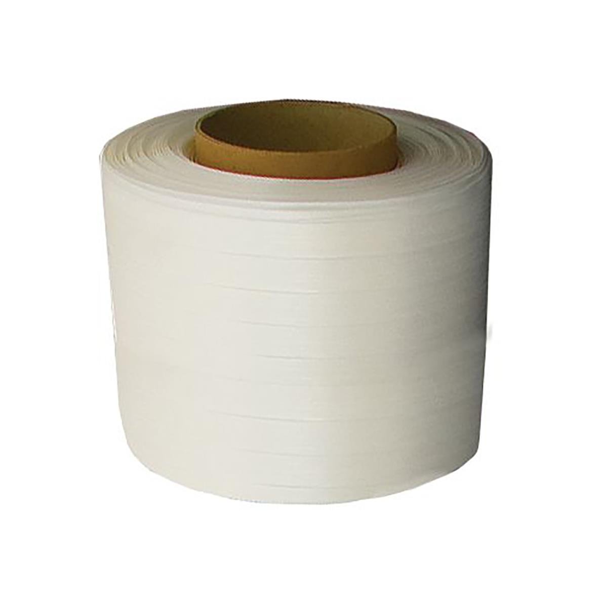 Vit packband VG-40 balpress, 13mm x 250m, rulle
