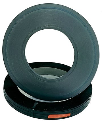 Stålband bredspolad svartlackat 16 x 0,5mm