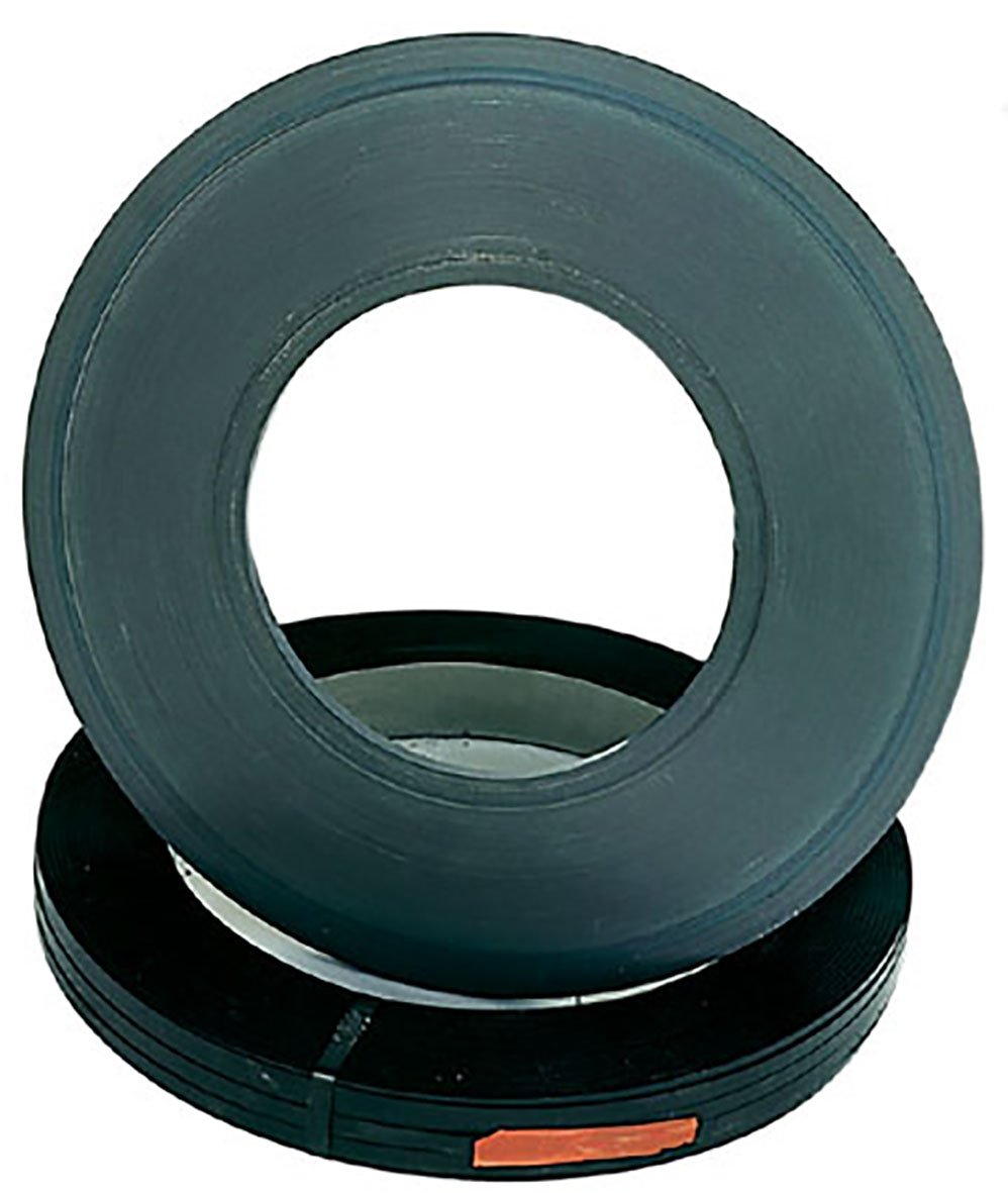 Stålband bredspolat svart 19x0.5mm 50kg