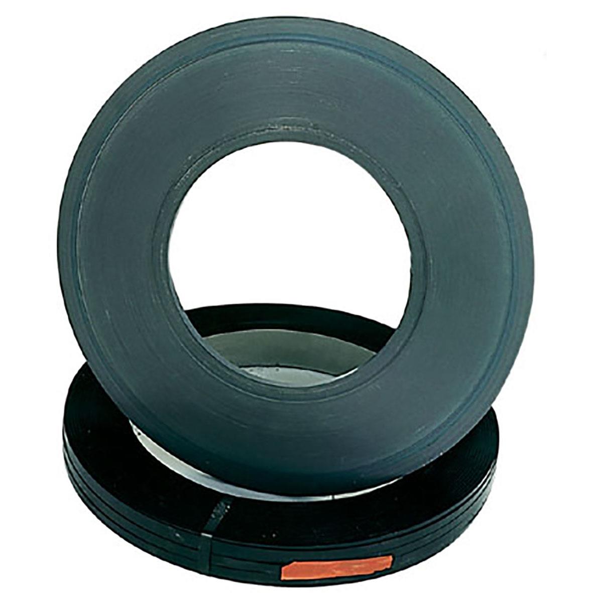 Svart stålband enkelring 19x0.5mm, vikt 29kg
