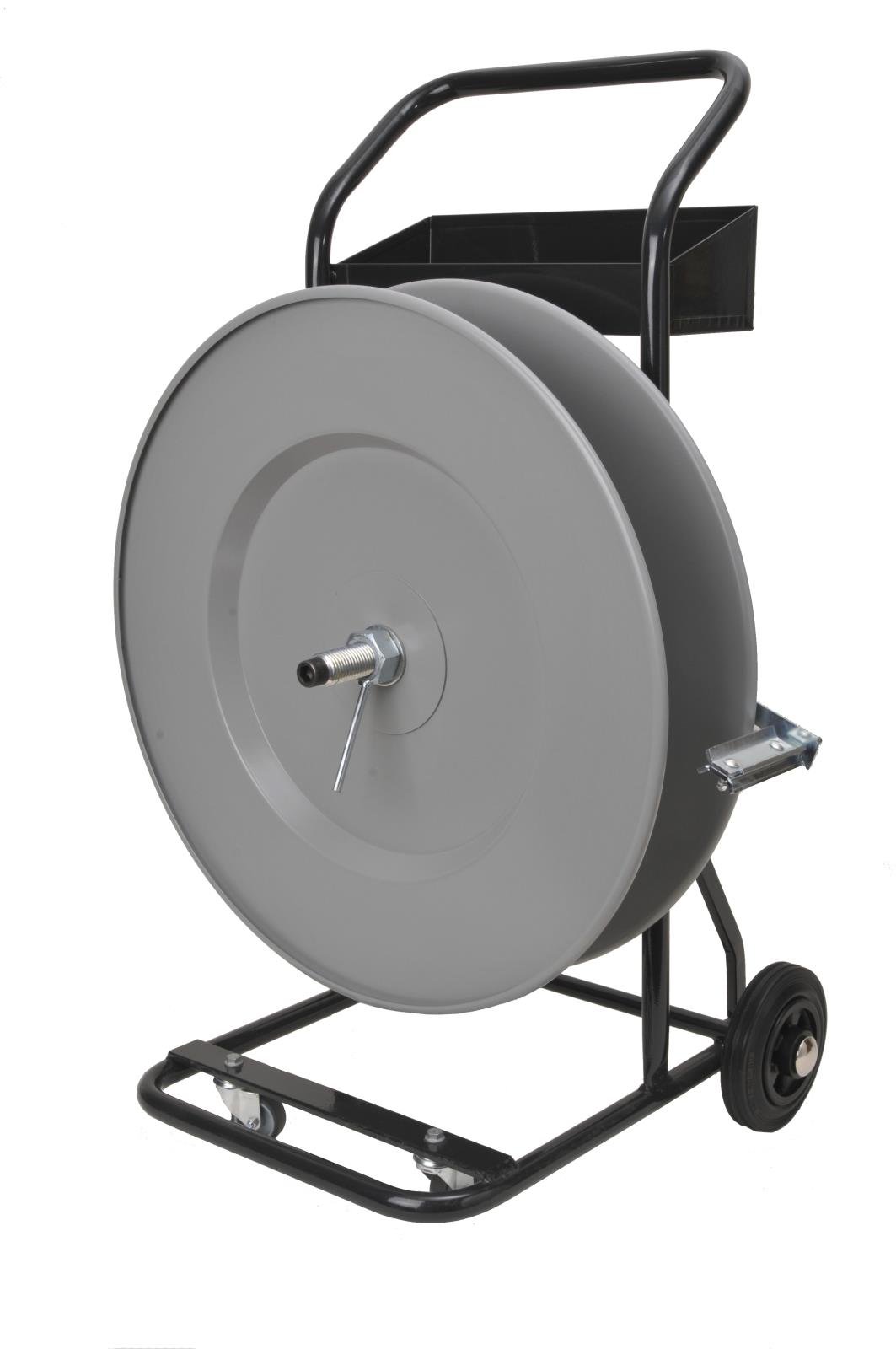 Avrullare PET/Stålband AR-406 på vagn med handtag och hjul