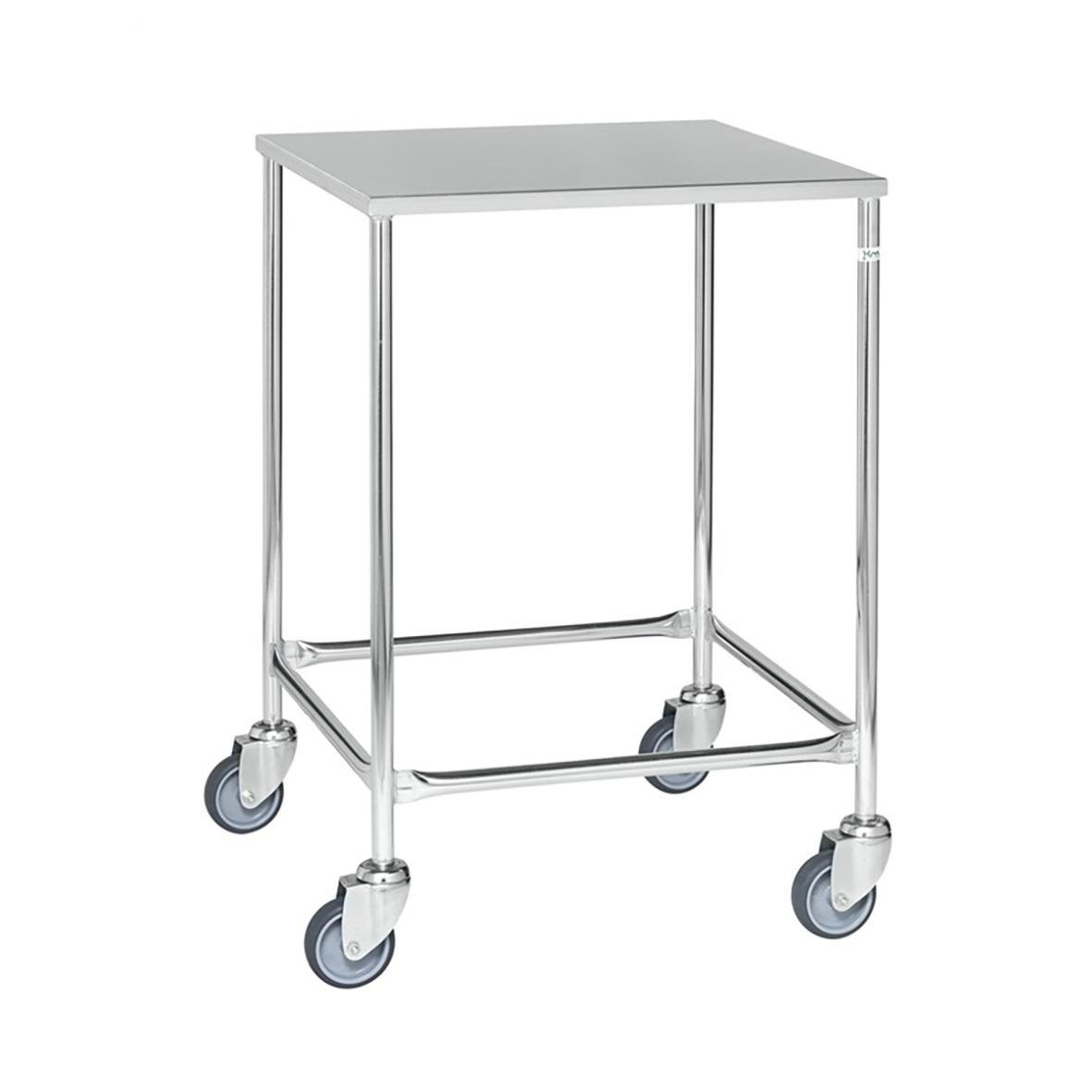 Bordsvagn med plan, broms, belastning 150kg, i metallram
