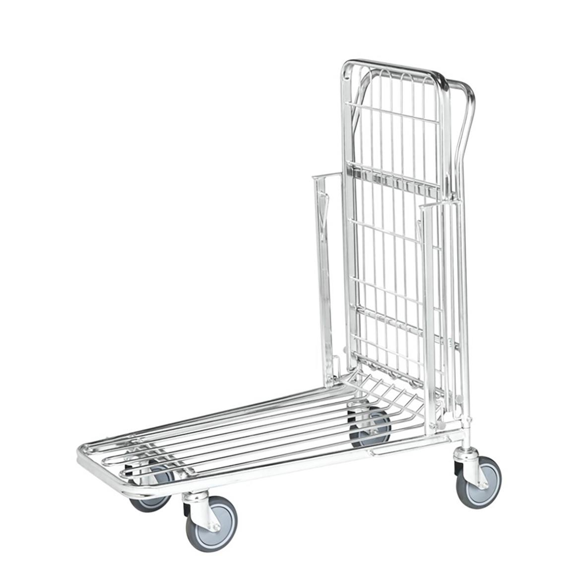 Lagervagn med två hyllplan och fyra hjul, belastning 100kg