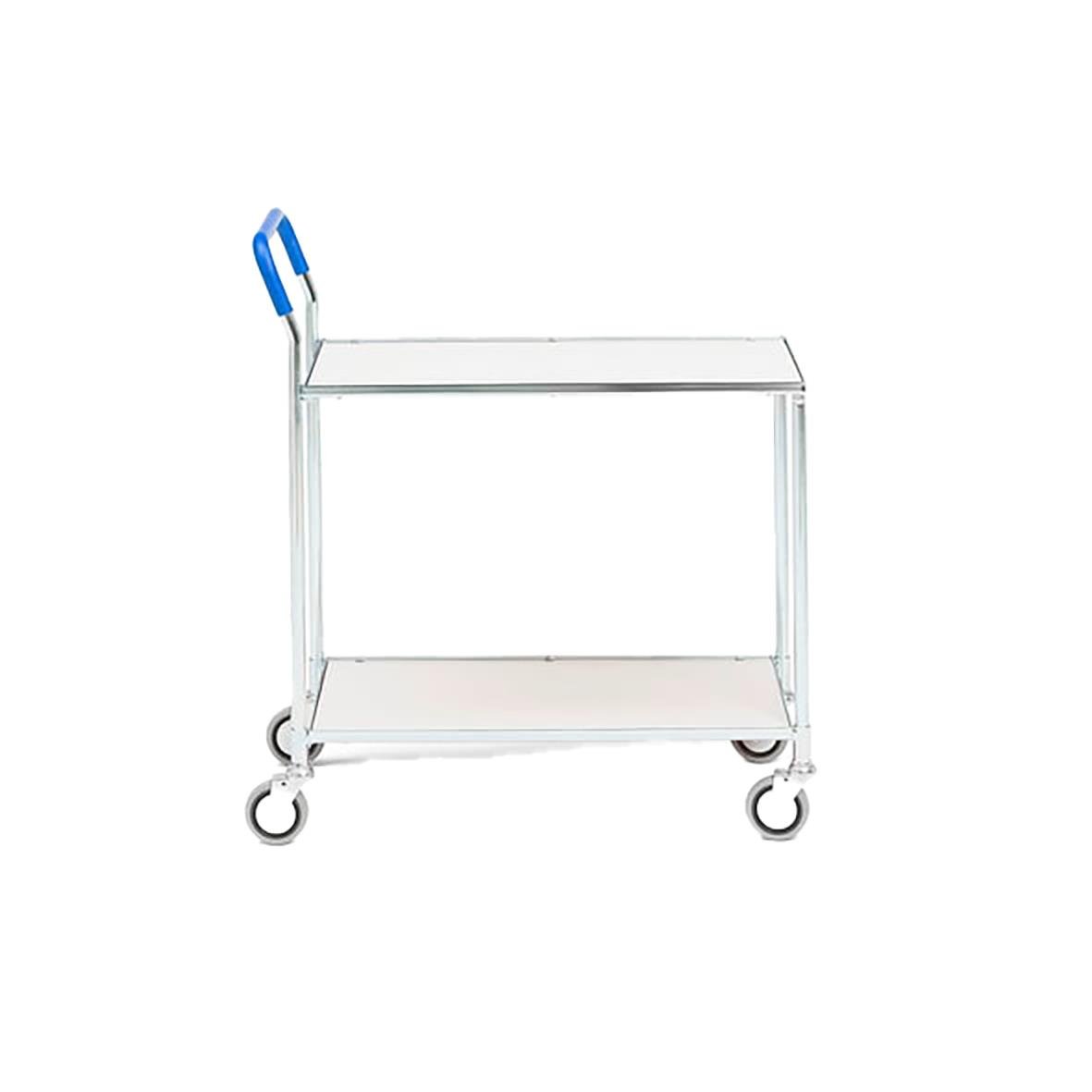 Bordsvagn Push 2 Plan utan broms, belastning 100kg, storlek 760x430x960mm