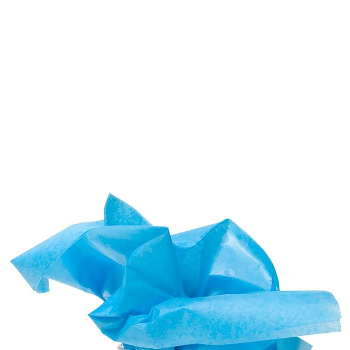 Turkos silkespapper i bunt, 17g per ark, 470 ark/bunt, 50x75cm, totalt 3kg