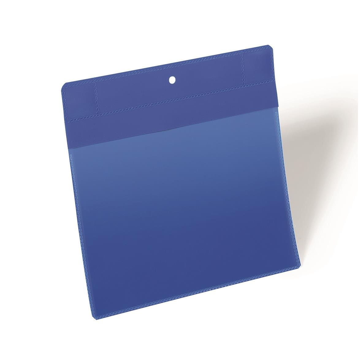 Blå plastficka med neodymmagnet för A5 dokument