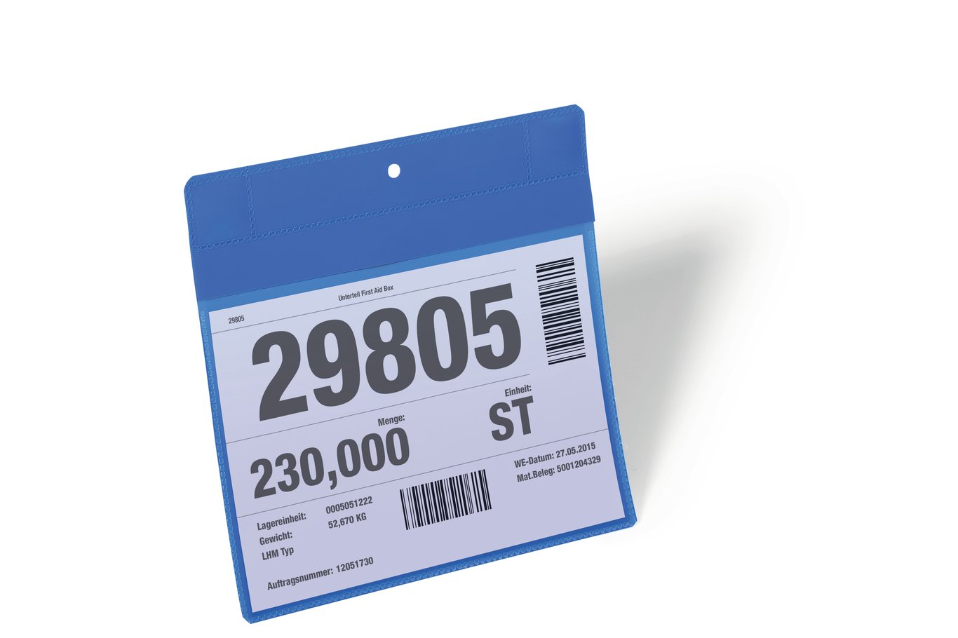 Plastficka Durable Med Neodymmagnet Blå A5L 45020323_2