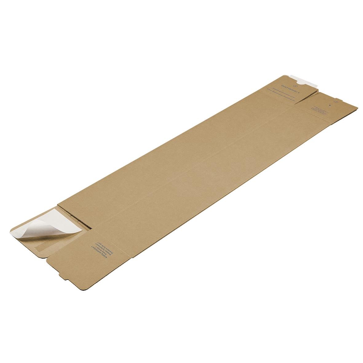 Brun fyrkantstub Masterín 3mm, 105x105x430mm, i kartong