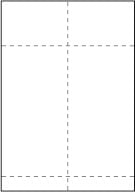 Transportetikett för Laser Posten/Schenker på A4-ark, storlek 105x270mm