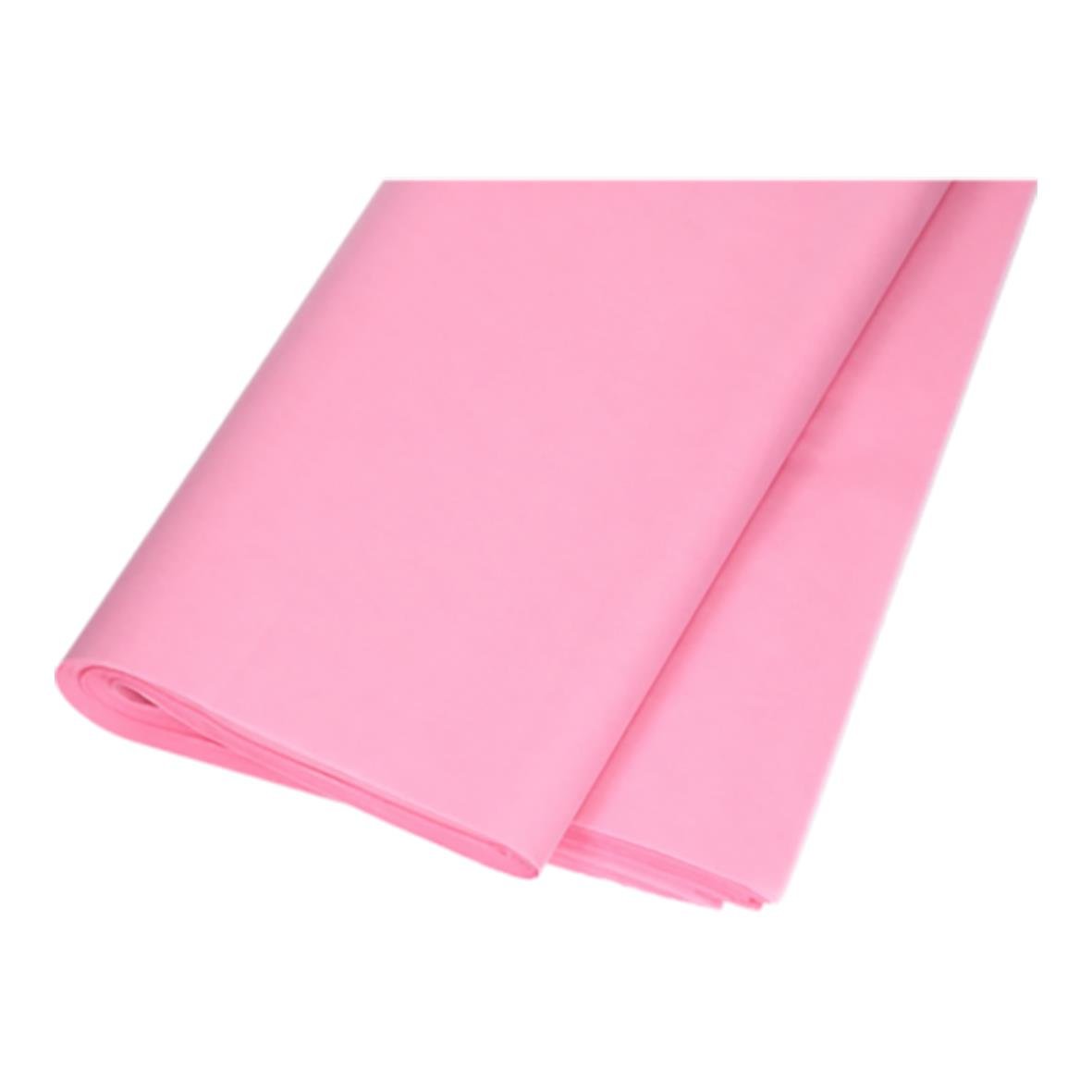 Rosa silkespapper i 50x75cm, 17g, ca 470 ark per bunt, totalt 3kg