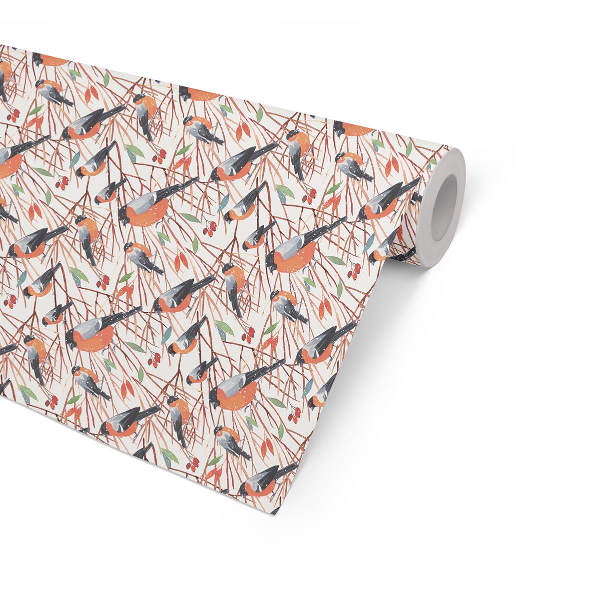 Julpapper Rödhake 57cm x154m 7kg