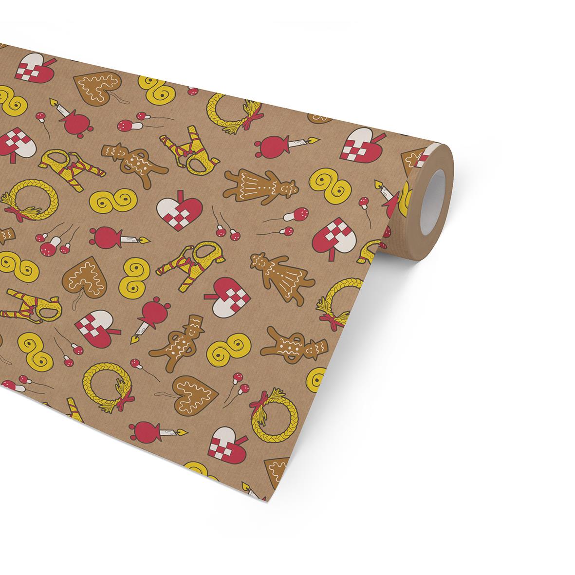 Julpapper Lusselelle 57cm x154m 7kg
