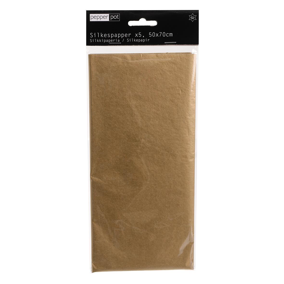 Silkespapper Guld 50x70cm