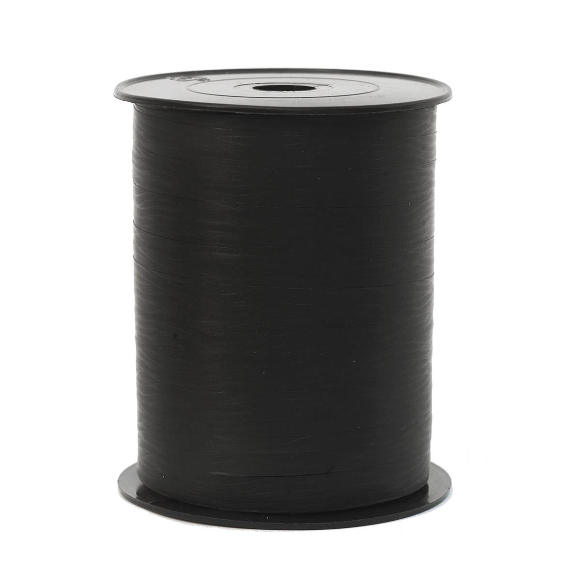 Svart präglar matt presentband med 10mm bredd