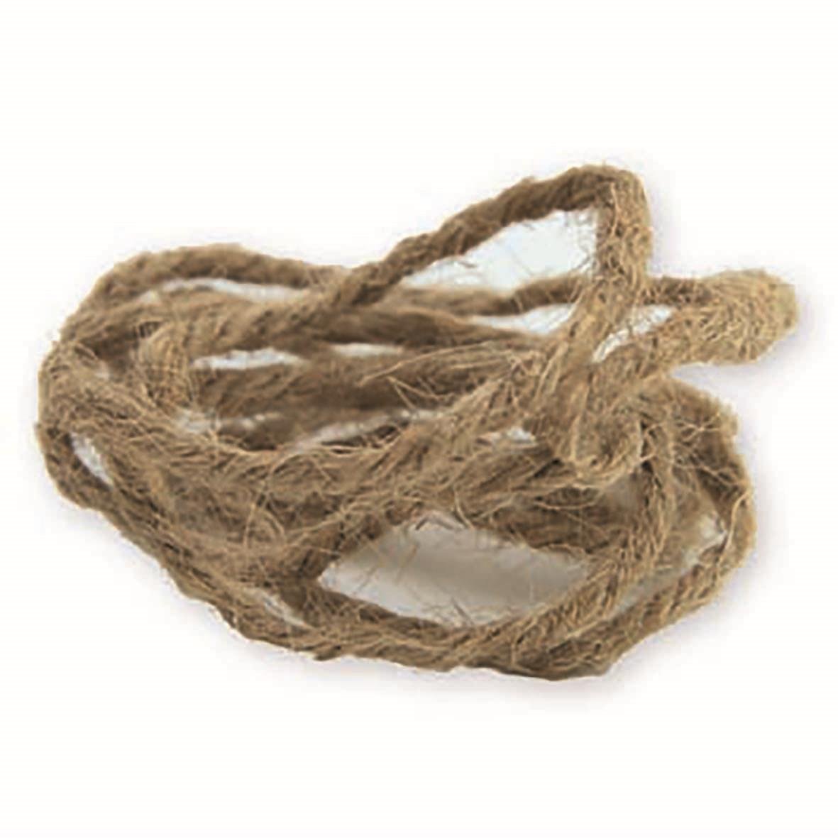 Naturlig jute snöre i knut, 470 meter långt för presenter och dekorationer