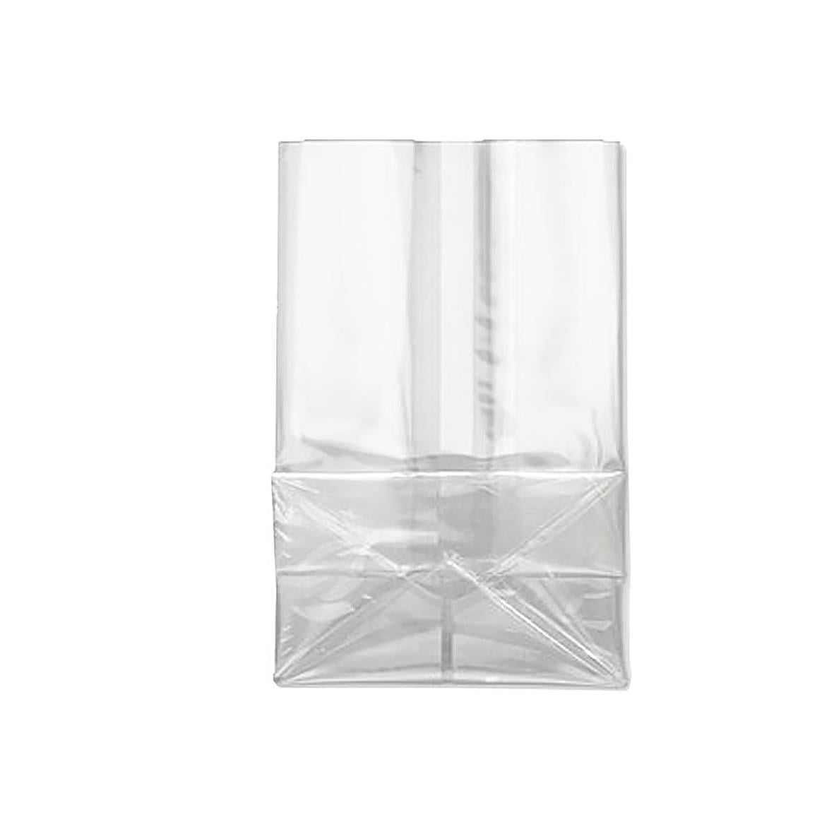 Transparant cellofanpåse med måtten 120x70x370mm