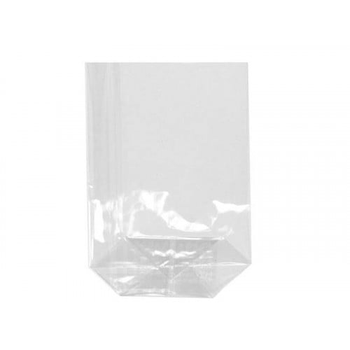 Cellofanpåse 180x300mm med botten 107x73mm