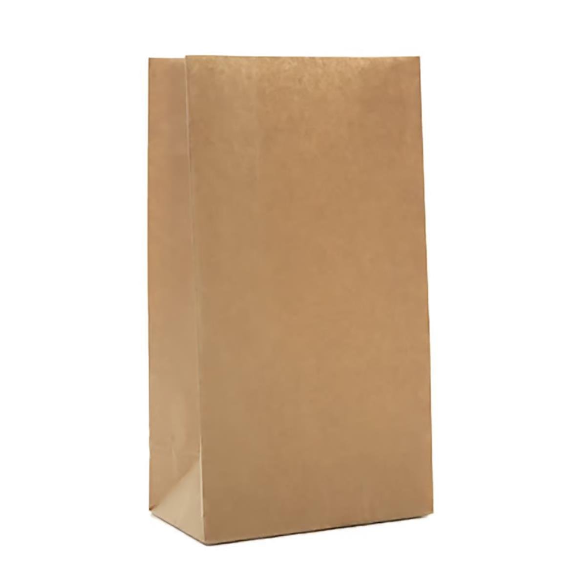 Brun papperspåse SOS nr 5 180x105x385mm