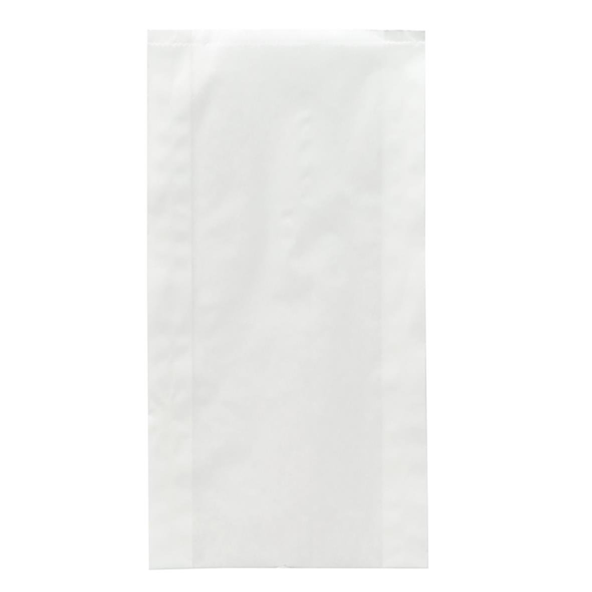 Vit papperspåse Plan Invik 1kg, 135x50x270mm