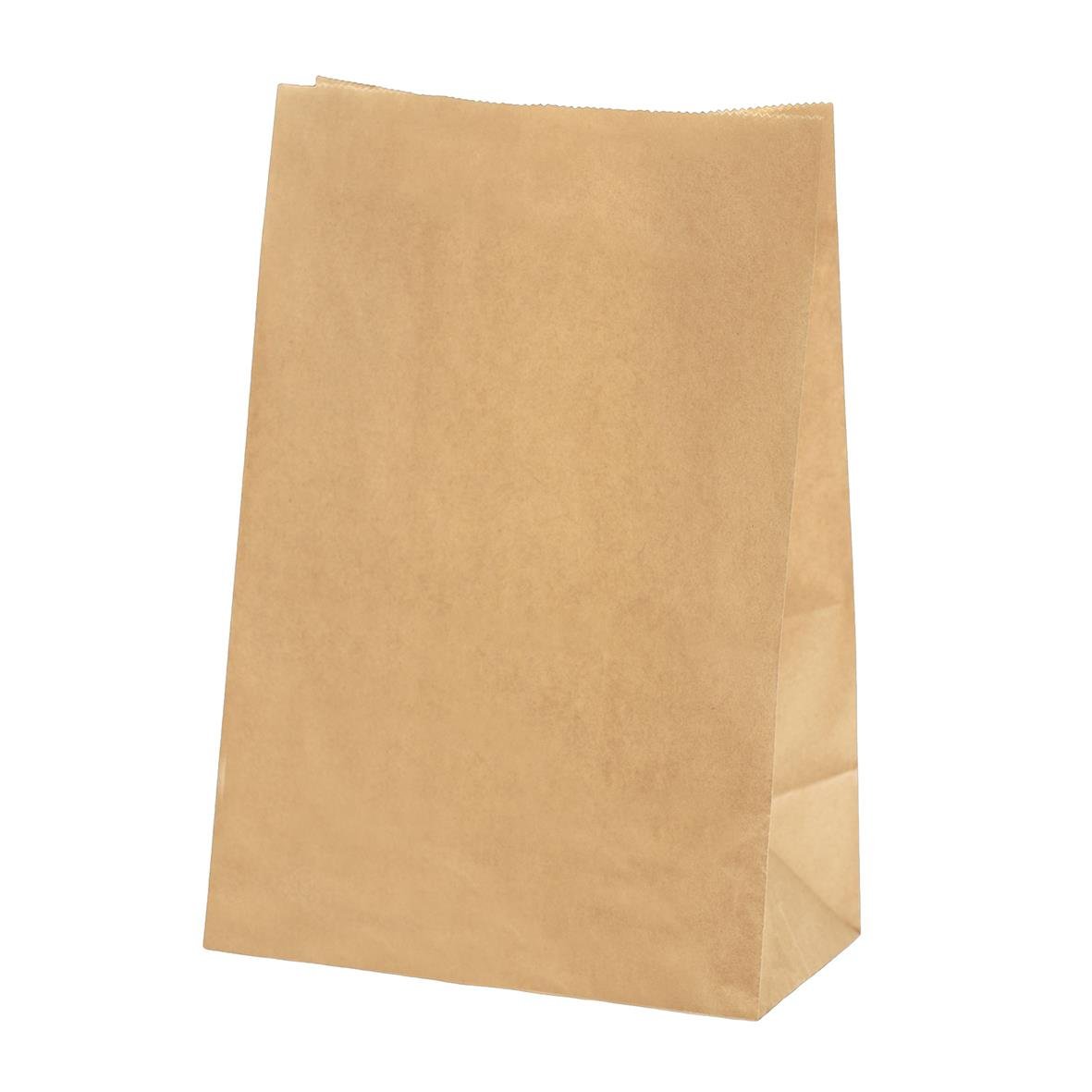 Brun papperspåse SOS nr 3 60g, mått 180x110x265mm