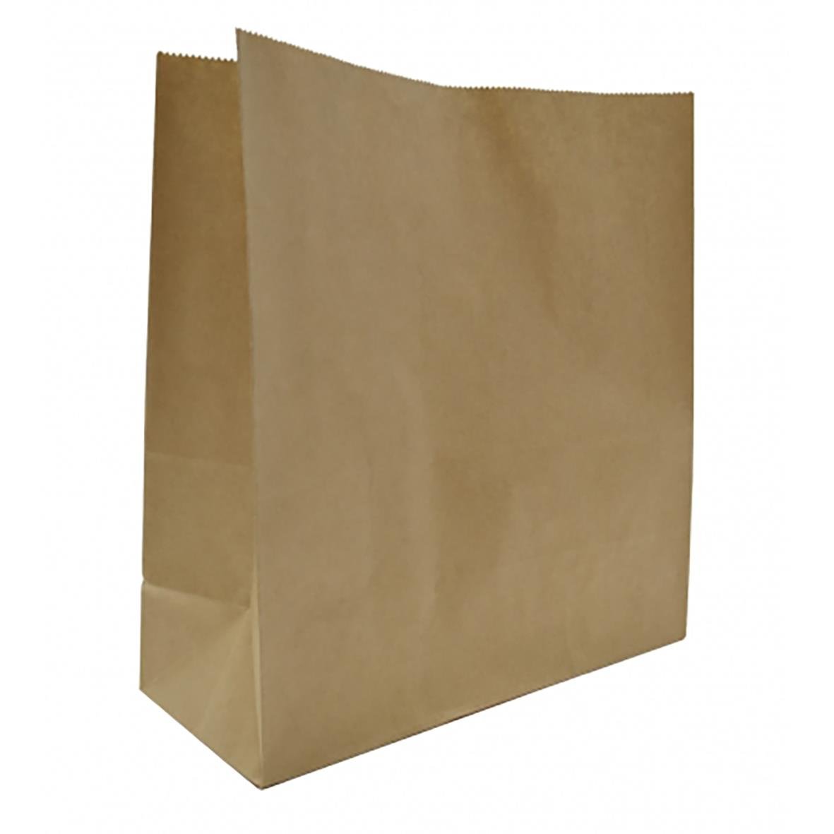 Brun papperspåse SOS nr 4, 250x110x280mm