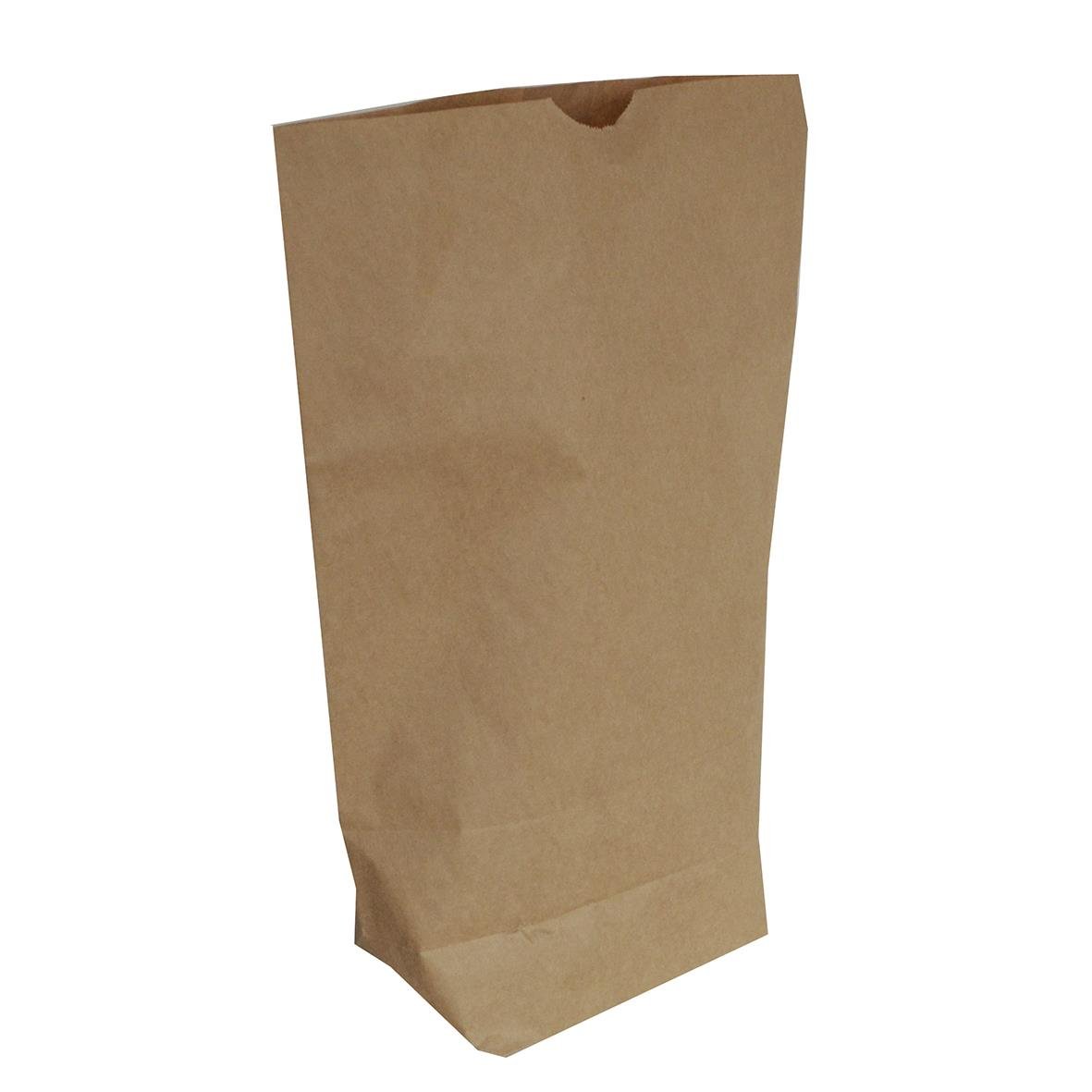 Brun papperspåse för kanister 5kg, mått 275x400mm