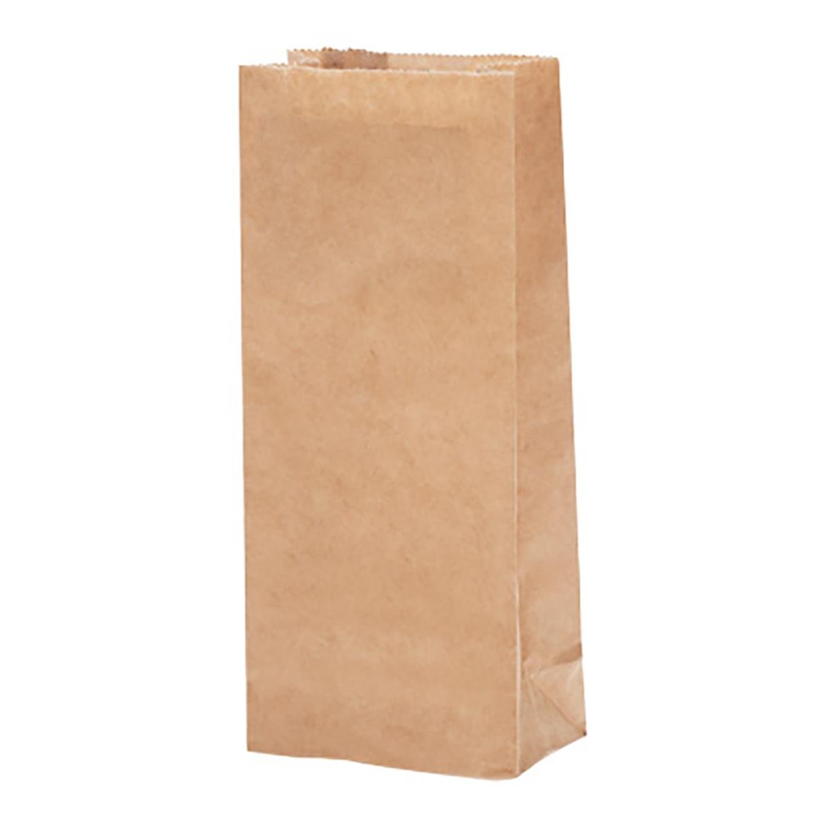 Brun fodrad kaffetepåse 80x45x185mm, 125g