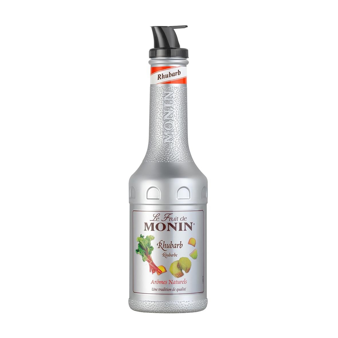 Monin rabarberpuré smaksättare i 100cl flaska