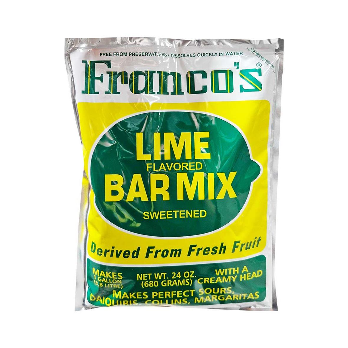 Drinkmix Francos Sweet & Sour Mix Lime 170g