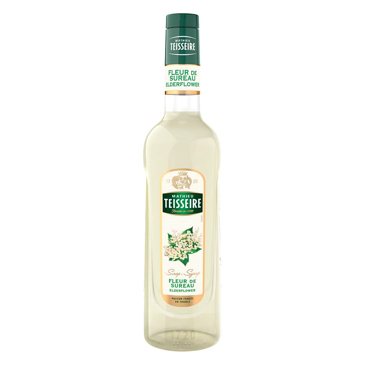 Mathieu Teisseire Fläder Sirap 70cl, smakförstärkare i glasflaska