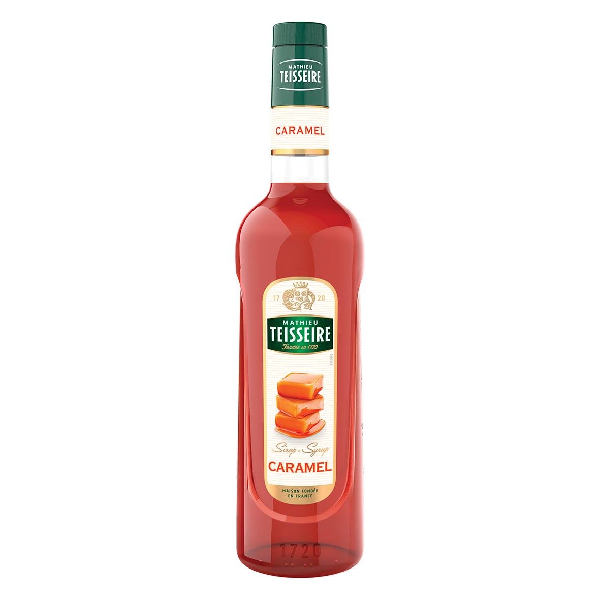 Mathieu Teisseire karamellsirap 70cl flaska för smaksättning