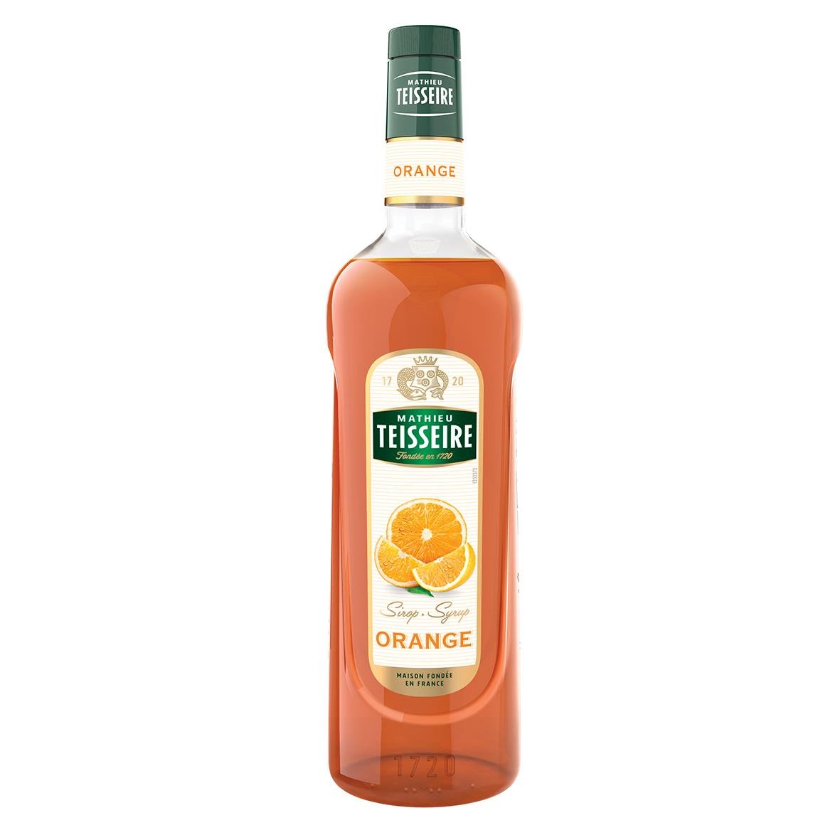 Mathieu Teisseire apelsinsmakande sirup 100cl i flaska