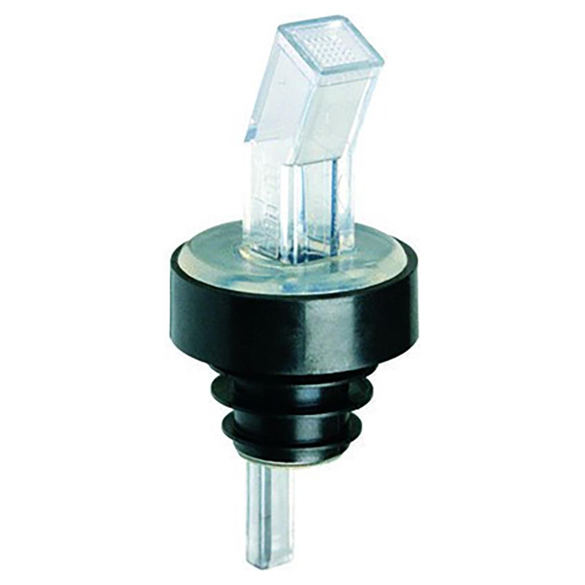 Droppkork för flugskydd, transparent med svart bas